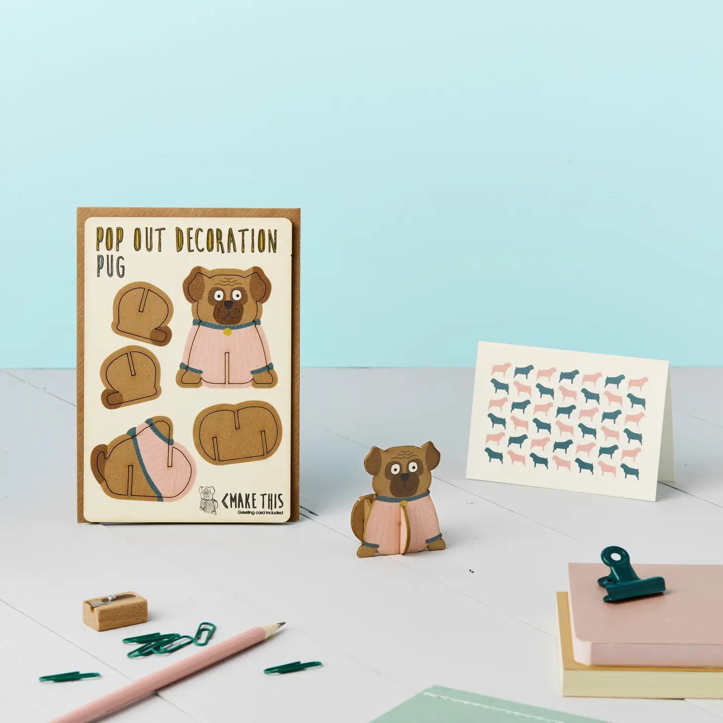 Dog Pop Out Decoration Greeting Card - Image 3