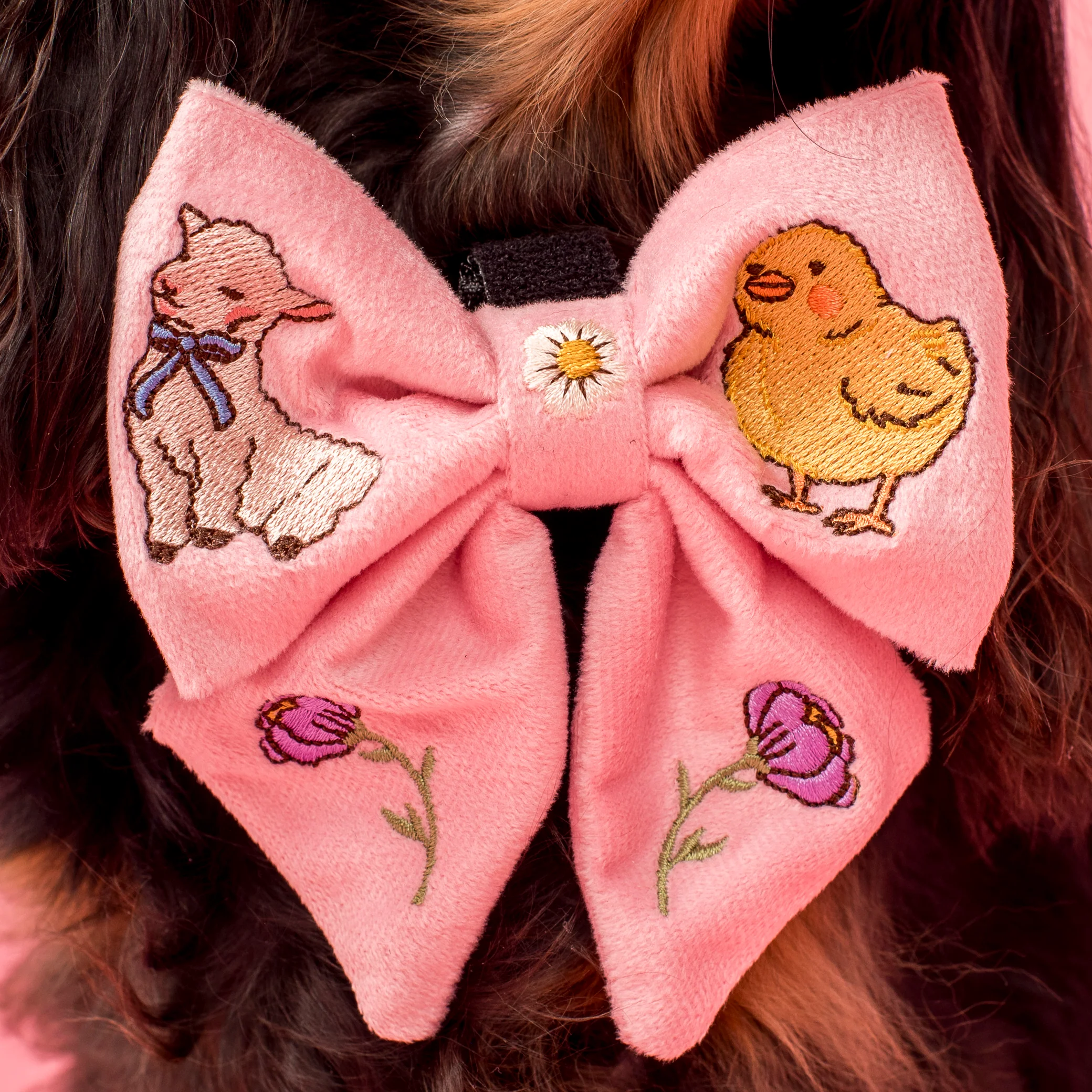 Easter Parade: Velvet Sailor Bow - Image 2