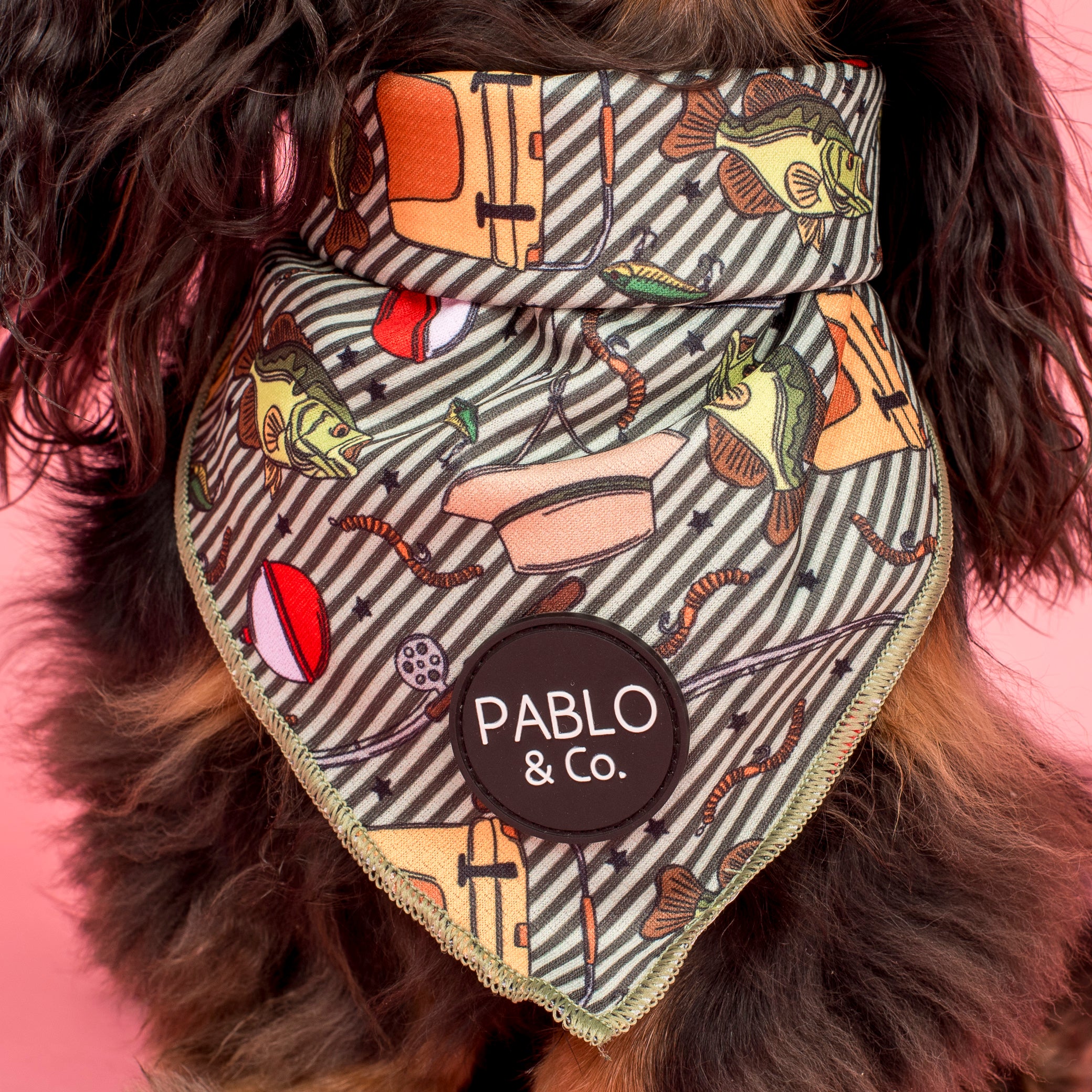 Gone Fishing: Dog Bandana