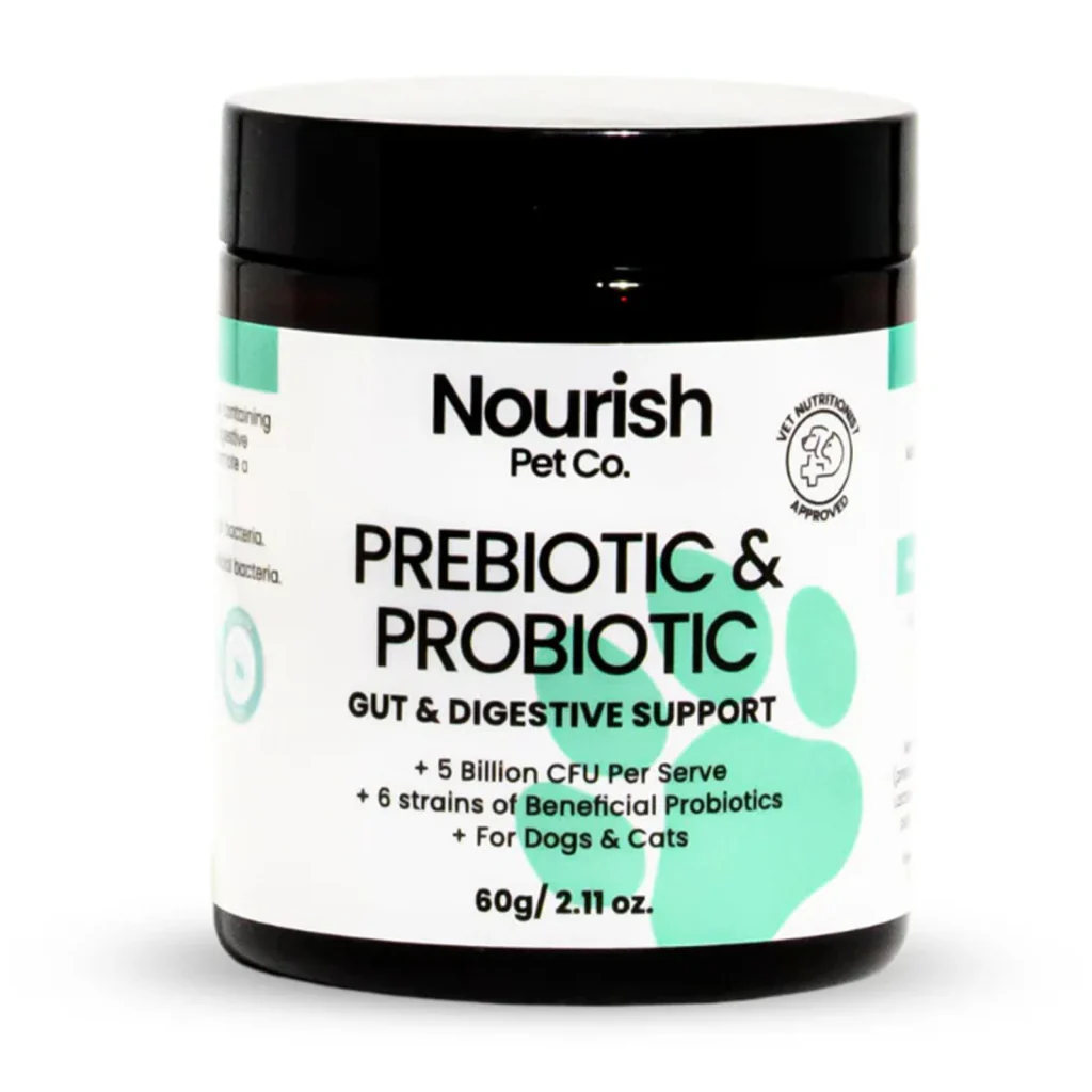 Nourish Pet Co Prebiotic And Probiotic Gut And Digestive Support For Dogs 60g