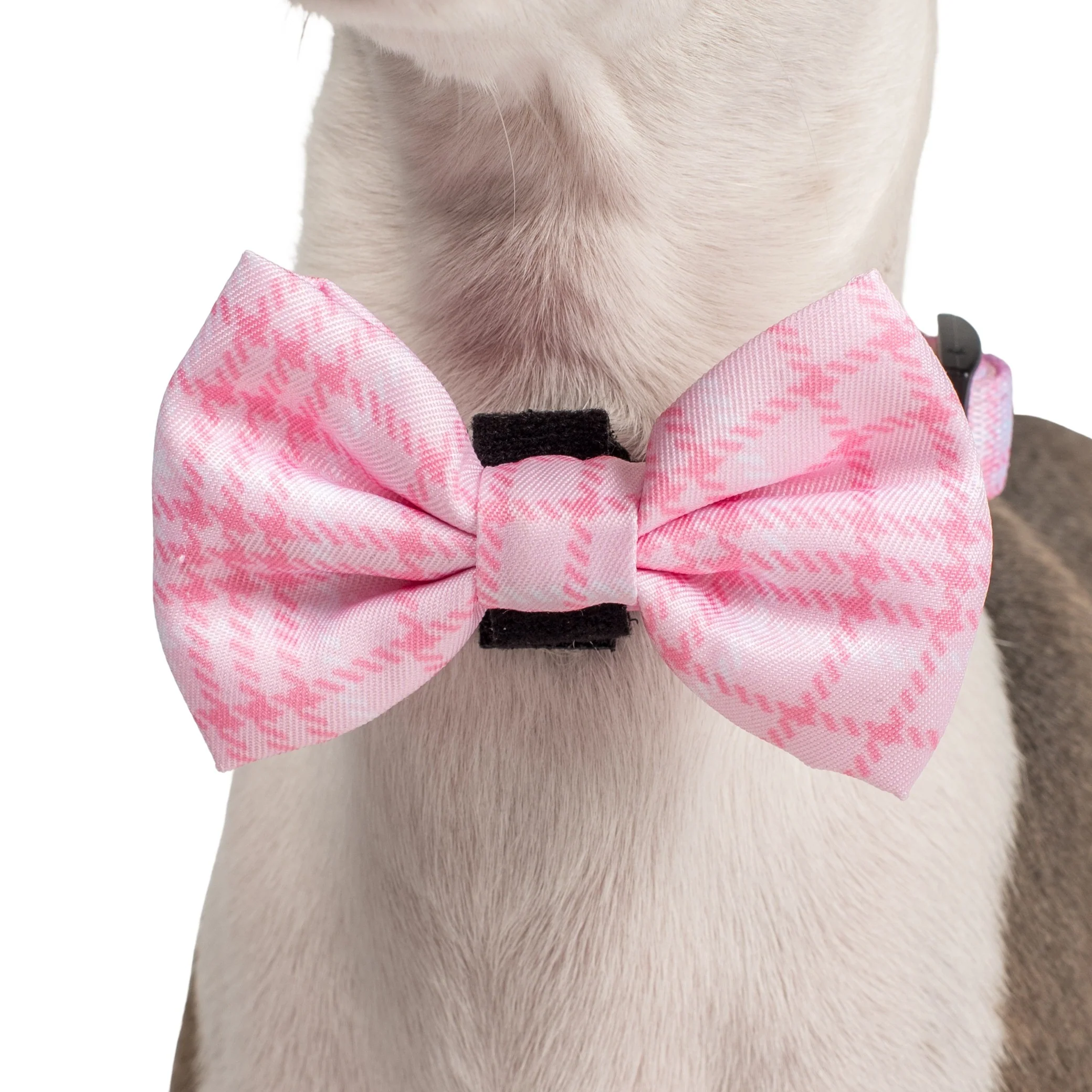 Pink Houndstooth: Bow Tie - Image 2