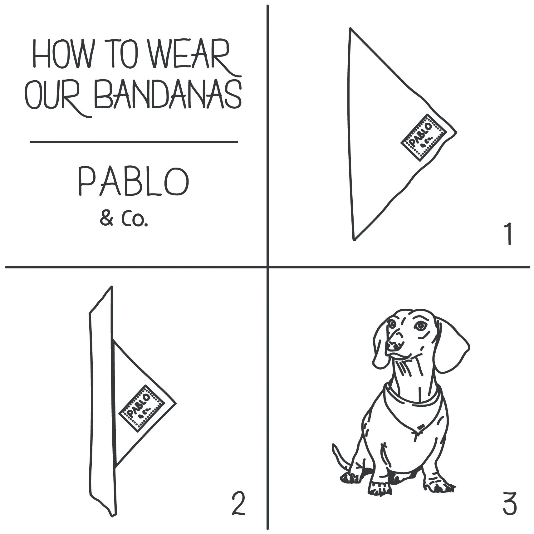 Pink Rainbows - Bandana - Image 2